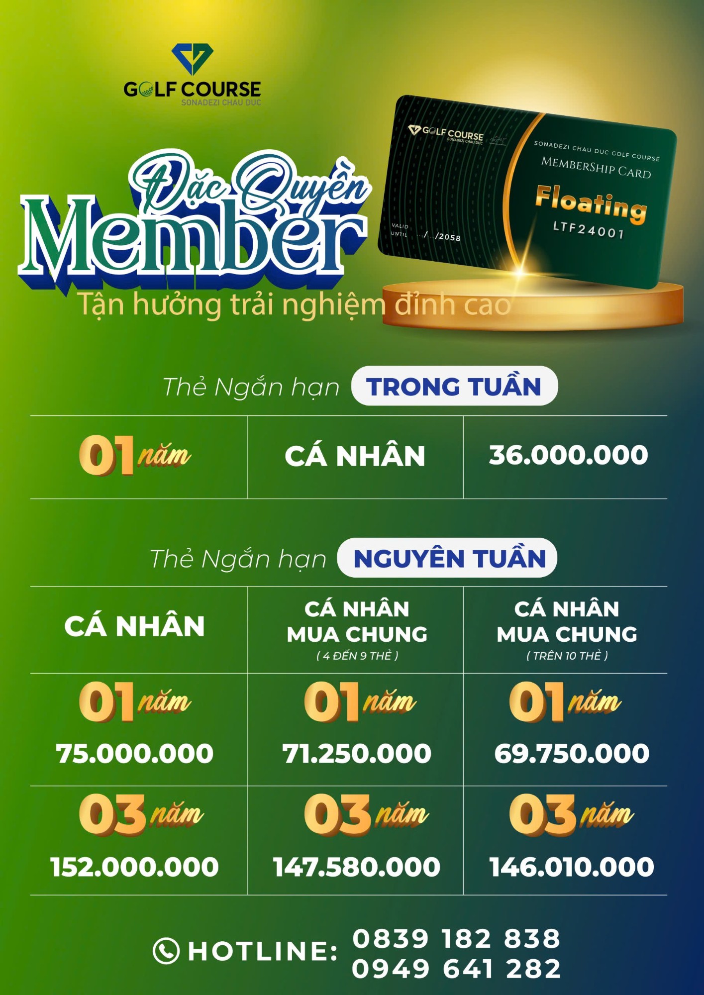 LẬP TEAM RA SÂN – NHẬN ƯU ĐÃI "KHỦNG" TỪ SÂN GOLF CHÂU ĐỨC