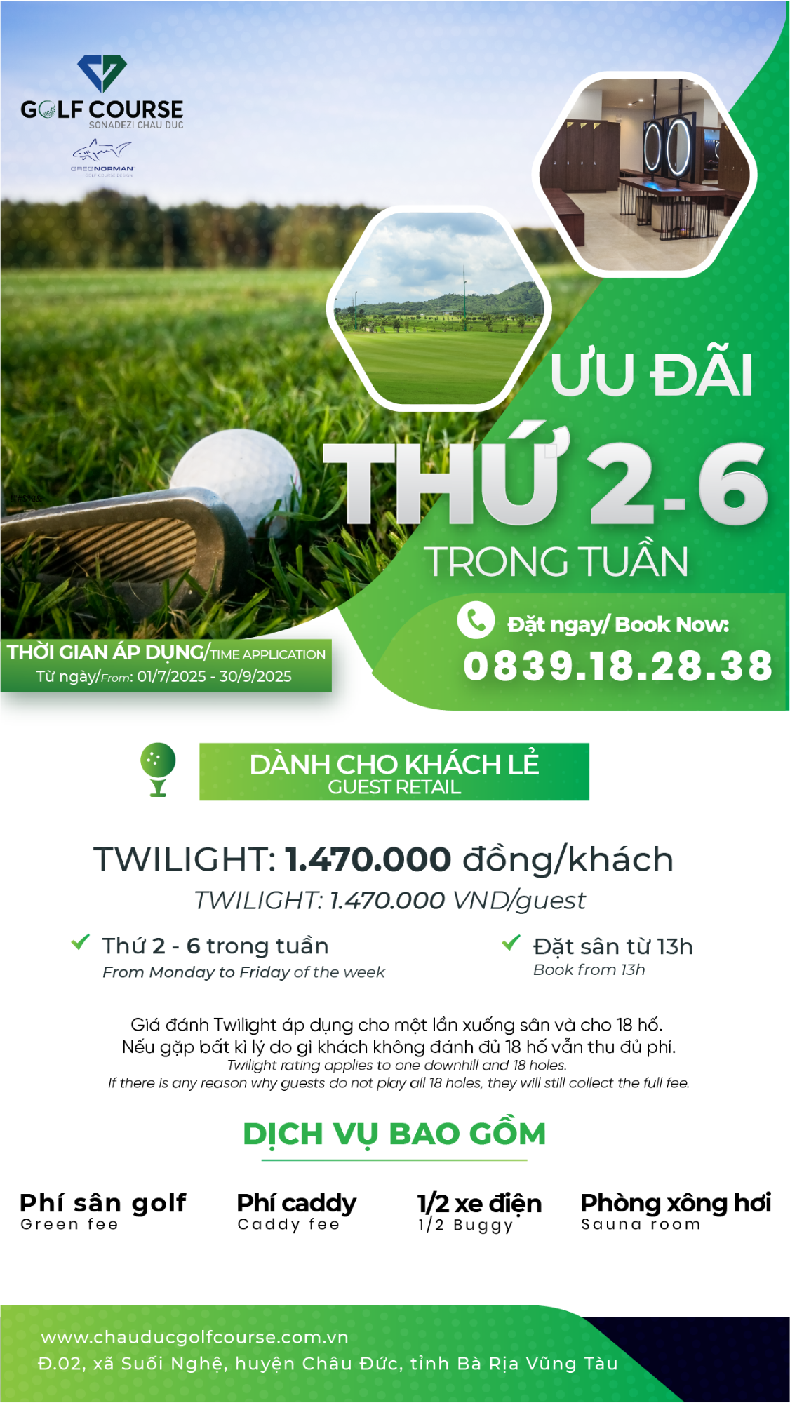 GIỜ VÀNG TRÊN GREEN – Đừng Bỏ Lỡ Ưu Đãi Twilight!