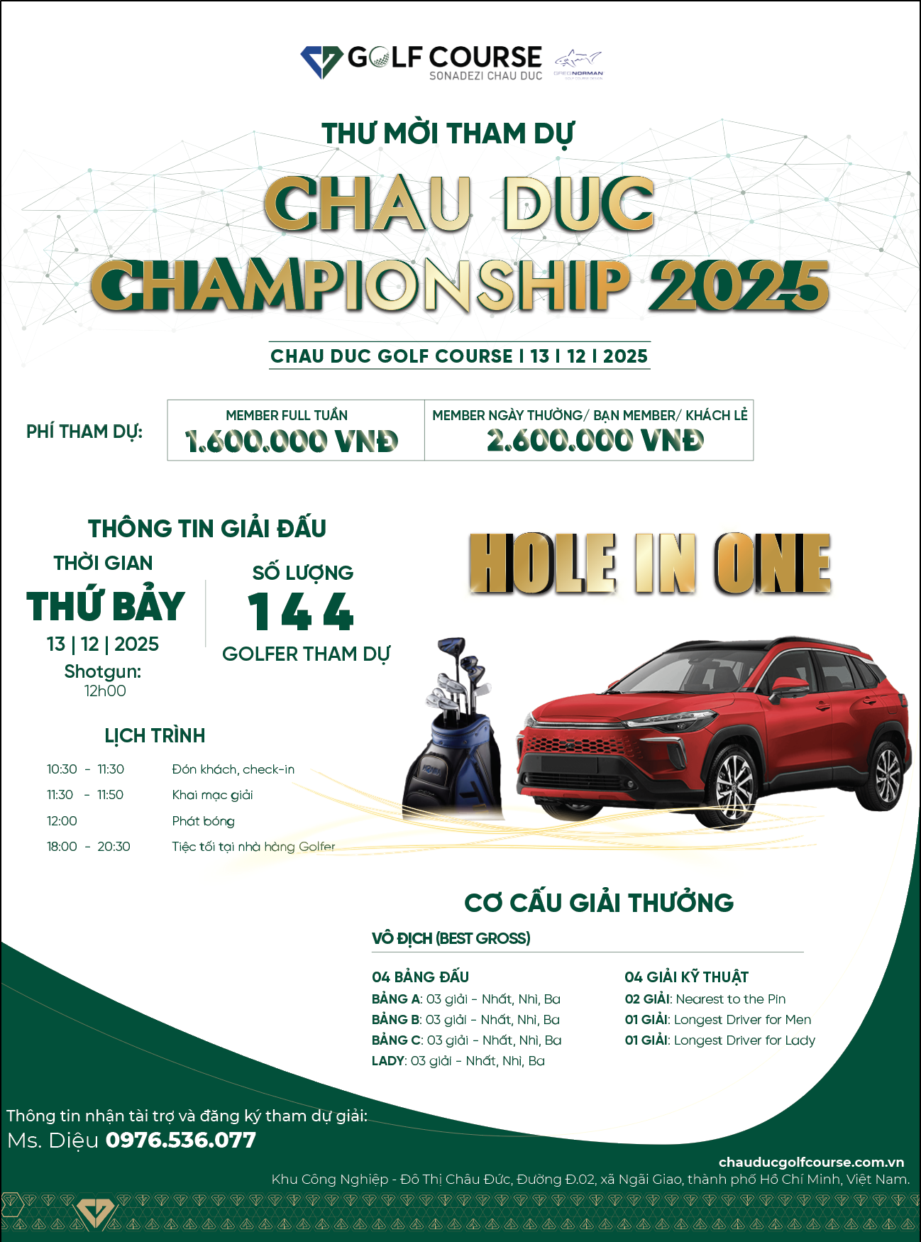 CHÍNH THỨC MỞ ĐĂNG KÝ: CHAU DUC CHAMPIONSHIP NĂM 2025